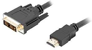 LANBERG KABEL HDMI -> DVI-D(18+1) M/M SINGLE LINK, CZARNY 1,8M