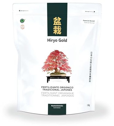 Abono para bonsai orgánico HIRYO-GOLD - Mantenimiento 350 gr