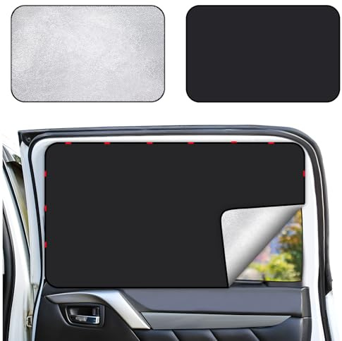 ZATOOTO Magnetisch Sonnenschutz Auto Seitenscheibe, Sichtschutz, Camping