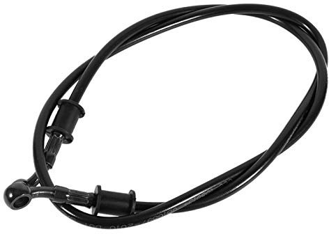 50cm Ölschlauch Bremsschlauch, KIMISS Motorrad-Geflechtstahl-Bremskupplungs-Ölschlauchleitungsrohr