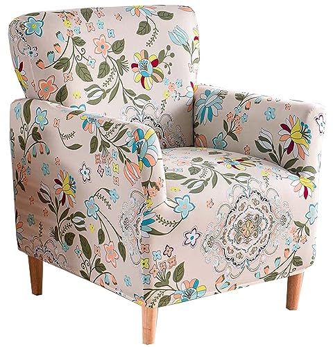 ZEaink Sesselschoner Clubsessel Sessel Bezug Sesselauflage Relax mit Armlehnen Sessel Überwurf Stretch Sesselbezug Sesselhusse Sofaüberzug Weicher Möbelschutz Sitzbezug (Color : #32)