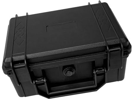 Milageto Werkzeugkoffer Systemkoffer, Werkzeugkoffer mit Klammern, universeller Transportkoffer für verschiedene Werkzeuge, Werkzeugschutzkoffer für den Innen- und Außenbereich, 23.8 x 15.7 x 10 CM