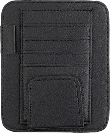 MAEXUS SonnenblendeOrganizer, Auto Sonnenblende Organizer, Brillenhalter für Auto, Brillenhalter Auto Sonnenblende, Brillenhalter Auto Mit Aufbewahrungsfächern