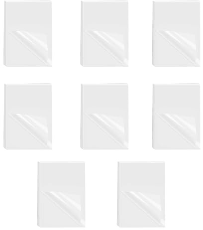 400 Blätter Post It Transparent, Transparente Haftnotizen, Transparent Sticky Notes, Für Schulsachen, Schule, Büro, Hause(75×50 Mm)
