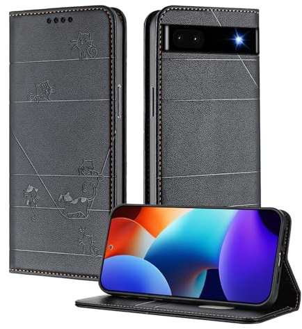 XINYEXIN Leder Hülle für Google Pixel 6a