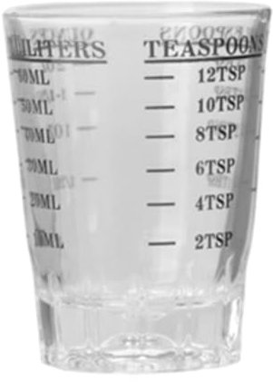 Jiuvaso Bicchiere da caffè Espresso, Vetro Pesante, Bicchiere da Vino, Materiale Spesso, Accessori da, Utensili da Cucina per caffè, Alcol, 60 Ml