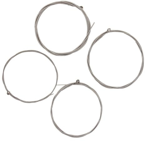 BAZEITFLOW 4pcs String Bass Strings Tapewound for Bass Guitar Musical Instrument Accessories