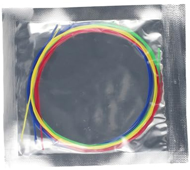 Lot de 4 cordes de rechange en nylon pour ukulélé avec code couleur pour différents modèles offrant un son clair et lumineux