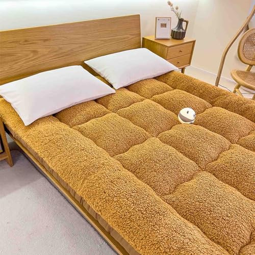 YSZBD Matratzen-Topper Weich Dünne Matratzenauflage Futon Matratze Perfekte Lösung für Gästezimmer, Reise und kleine Wohnungen. (#5,90x200cm)