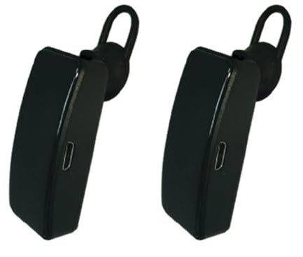 Bosiyrggrl Walkie Talkie Headset Ear Hanging Mini Walkie Talkie Portable Walkie Talkie Bluetooth Headset for Bar Hotel Radio A