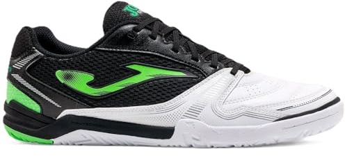 Joma Scarpe Calcio Sala Dribling 2642 Bianco Nero Indoor, bianco, 40 EU