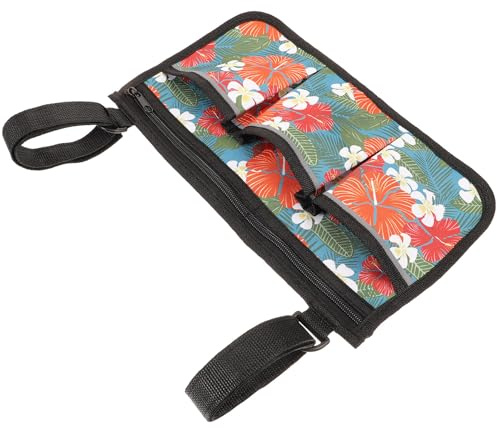 COHEALI Sacoche pour Déambulateur Pliable et Sacoche Latérale pour Fauteuil Roulant en Tissu Oxford Pratique Grosse Capacité pour Scooters et Poussettes