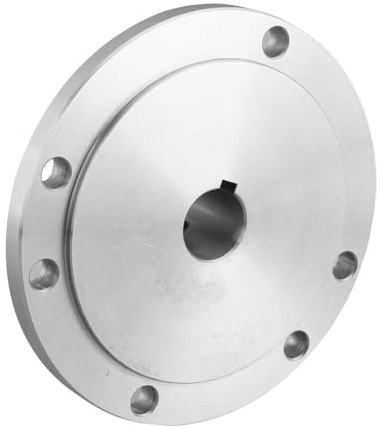 ViaGasaFamido Lathe Faceplate, High Manganese Steel, Strong Connection, 3 Hole Design, 130mm for K11 130 K72 130 Woodworking (22mm)
