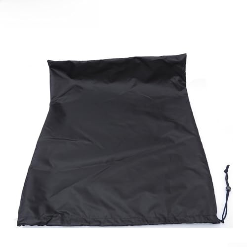 ZMdooreasy Borsa leggera per attrezzatura subacquea per Equilibratore, in nylon 210D, antipolvere, con chiusura a coulisse, custodia protettiva impermeabile per attrezzature Sidemount, nero, 65 x 55