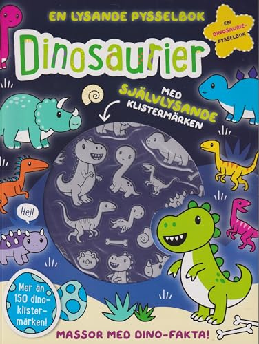 En lysande pysselbok. Dinosaurier