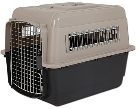 Petmate Ultra Vari Dog Kennel for Small to Medium Dogs (Durable, Heavy Duty Dog Travel Crate, Made with Recycled Materials, 28 in. Long) 25 to 30 lbs, Made in USA