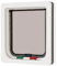 Cat Mate 4-Way-Locking Cat Flap (309) - Secure Lockable Door for Small to Medium Sized Cats, Easy to Install and Use, for Screen, UPVC and Wood, White