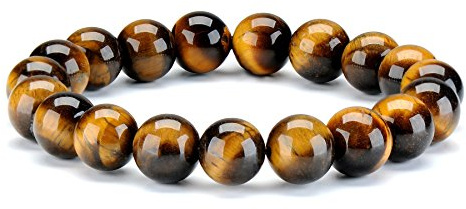 Bracelet oeil de tigre naturel 10 MM Pierres précieuses en pierre perle énergie cristal hommes femme bracelets élastiques