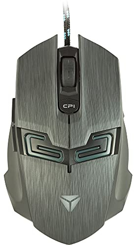 Yenkee YMS 3007 Shadow Gaming Ratón USB 2000dpi - Tratamiento Superficial antisudor para intensas sesiones de Juego