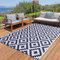 Outdoor Rug for Patios Waterproof, Garden Mat, Non-slip Plastic Woven Carpet, Non-fading Area Rugs for RV, Patio, Beach, Deck, Camping