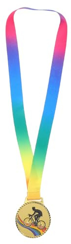 HEMOTON Médaille Trophée de Cyclisme Or 1ère Place Récompense pour les Courses de Cyclisme Et Les Fêtes Sportives Médaille Pour Des Performances Exceptionnelles En Cyclisme