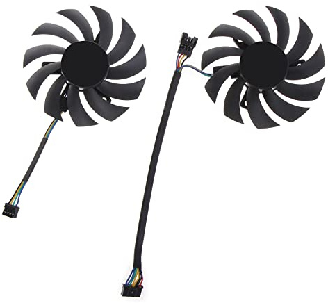 Dcfbkl Ventilador de refrigeración GPU de 5 pines de 12 V para tarjeta gráfica GTX1060-03G GTX960 GAMING FD7010H12S