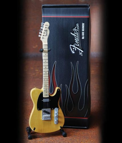 Axe Heaven Fender Telecaster Butterscotch Blonde Miniature Guitar