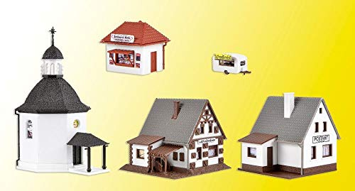 Vollmer 47613 Weihnachtsdorf mit Beleuchtung N Bausatz