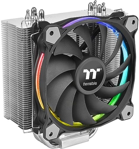 Thermaltake Riing Silent 12 RGB Sync Edition CPU-Kühler (kompatibel mit ASUS, Gigabyte, MSI, Asrock und Biostar)