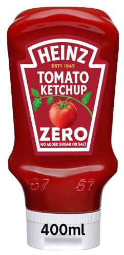 Heinz Ketchup aux tomates sans sucre ajouté et sel, 425 g