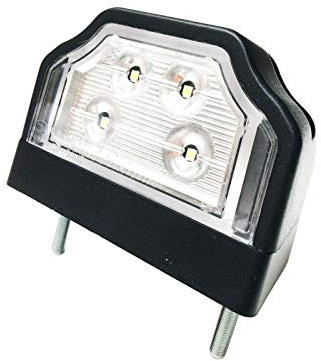 LED Kennzeichenleuchte, Nummerschildbeleuchtung, Kennzeichenbeleuchtung für Anhänger, Baumaschinen, Wohnmobile, Trailer, Wohnwagen, LKW