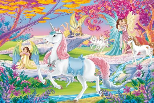 Schmidt Spiele 56564 Bayala, magiska älvor, 200 delar barnpussel med en original Schleich figur, flerfärgad