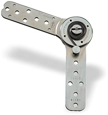 Rastgelenk Möbelbeschlag ST250-SS45-90-90 Sound Zero Nachfolgemodel des IS-250-SS45-15-90 | Polstergelenk für Kopfstütze und Armlehne | mit Rückholfeder | universell einsetzbar | 2 Stück