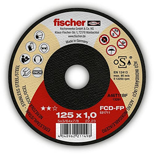 fischer Skärskiva FP 1,9/230 platt Inox