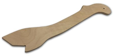Schiebestock aus Birke-Multiplex Ergonomischer Werkstückschieber Schiebeholz für Tischkreissäge Abrichte Bandsäge Fräse (Birke-Sperrholz)