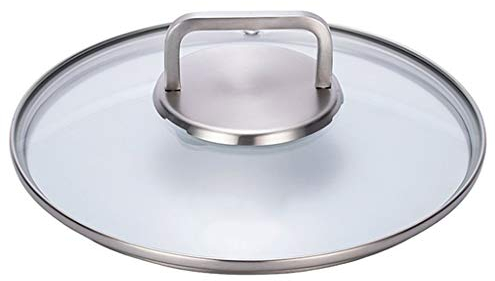 Pannlock Byte av pannlock Transparent glaskastrulllock för att passa alla sås- och stekersättningslock (28cm)