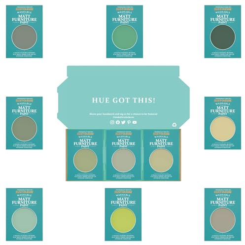 Rust-Oleum Furniture Paint in Matt Finish – Rich Greens Tester Box