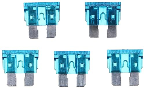 SIXTOL MECHANIC FUSE SET 15A | Juego de fusibles mecánicos | 15 A | 100 fusibles estándar | para coches, autocaravanas, motocicletas