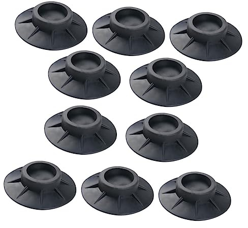 OSALADI Washer Support Pad 10pcs Non-slip Washing Machine Feet Mats Anti-vibration Mat for Dryer Pedestal Floor Protector