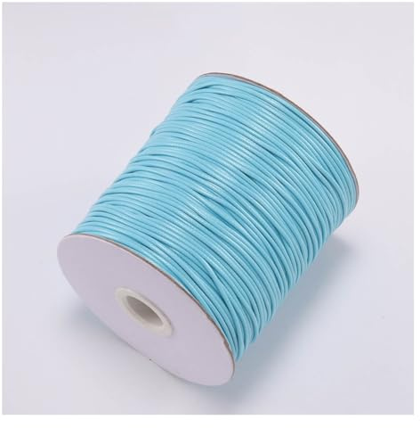 Wisafory Cordoncino in cera, cordino in pelle, cordoncino in pelle, corda in pelle, cinturino in pelle, cordoncini in pelle per creazione di gioielli, bracciali, artigianato, decorazione, progetti fai