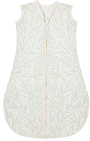 Lilian&Gema Sommerschlafsack Baby 0.5 Tog Baby Schlafsack für 18-24 Monate Baby Sommerschlafsack Bequem und Atmungsaktiv Babyschlafsack Sommer 87.5 cm für Jungen Mädchen Neugeborene Grün