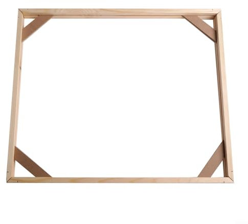 Wooden Frame Canvas Stretcher Bars, DIY Frames For Paint By Numbers Canvas Paintings, DIY Frame Kit(40 * 50cm)