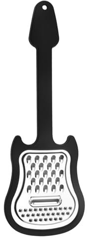 Rallador De Queso - Herramienta De Cocina De Acero Inoxidable | Forma De Guitarra Práctica | Rallador De Mango Delgado Cómodo Para Limón, Cítricos, Frutas, Parmesano, Chocolate, Cestas De Cocina