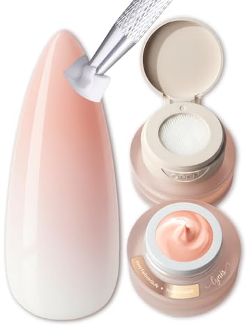 Ombre Gel Babyboomer Pastell Peach 2g, zartes Ombregel für Aura Nails & moderne Babyboomer Nägel, perfekter Pfirsichton für weiche Farbverläufe & Ombré Techniken bei Gelnägeln, Lynis-Nailshop.de