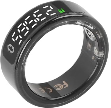 Drfeify Rastreador de Fitness de Anillo Inteligente con Visualización Versátil Modo Deportivo Control