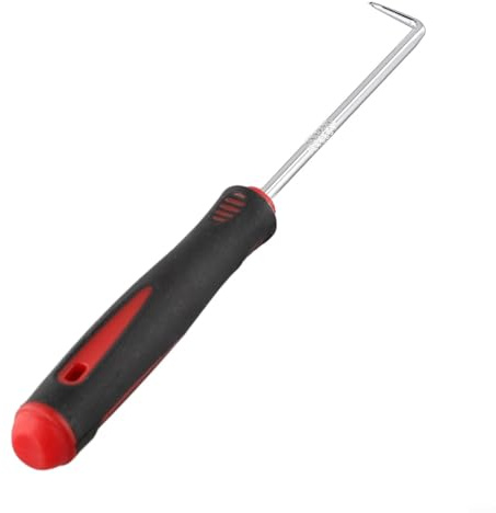 Jonikuper Auto Pick and Hook Tool Set, 4-teiliges O für Ring Öldichtung, Dichtungsabzieher Entferner mit gehärtetem Stahlschaft und ergonomischem Griff für die Autoreparatur (2#)