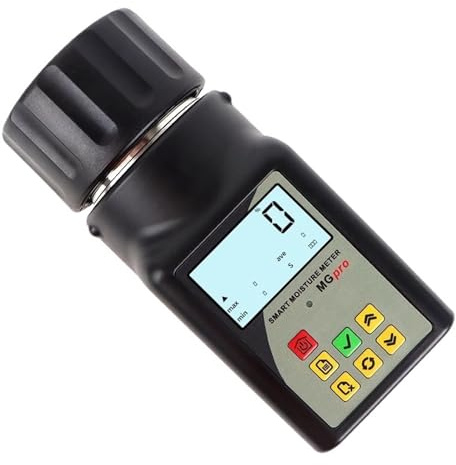 Getreide-Feuchtigkeitsmesser, Feuchtigkeitsmesser for 25 Getreidearten, Feuchtigkeitstester, Hygrometer for Mais, Weizen, Bohnen, Erdnüsse, Samen, Getreidefeuchtigkeitsmesser