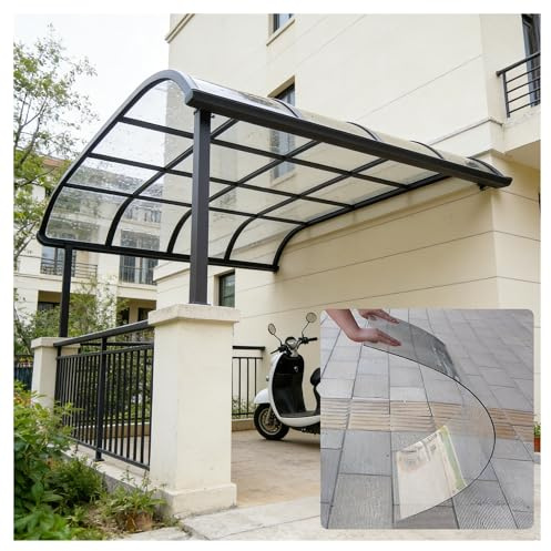 1 Mm Dicke Transparente Polycarbonatplatten wasserdichte Gewächshausplatten Hohe Schlagfestigkeit Bruchsicher für Garten Im Freien Dach Gewächshaus(1.56x10m/5.12x32.8ft)