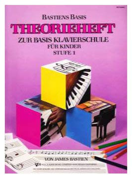 Theorieheft zur Basis Klavierschule für Kinder Stufe 1