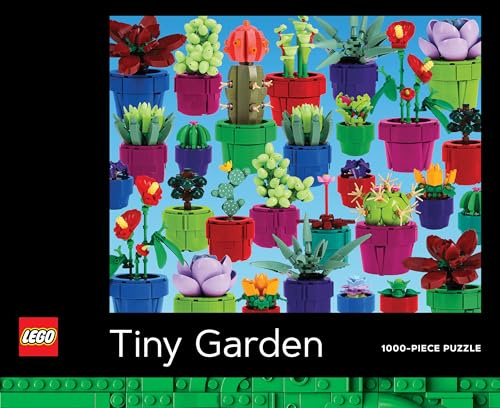 Lego Tiny Garden 1000-Piece Jigsaw Puzzle | Inspired by Botanical Sets | Piece Together 30 Tiny Plants and Flowers!